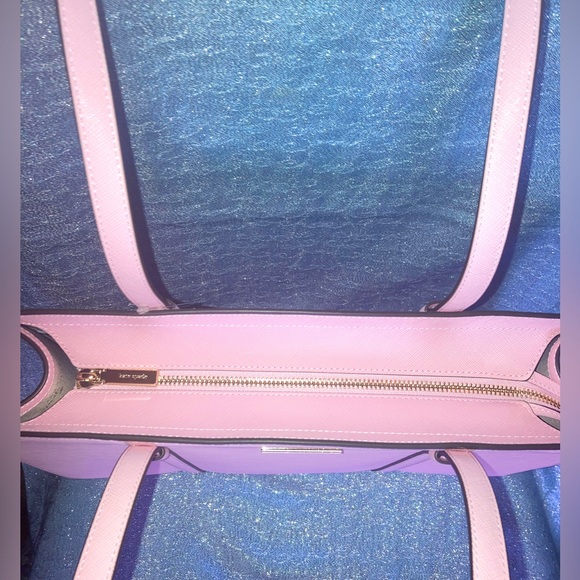 Kate Spade "Kenzie" Pink Horizon Saffiano Leather Medium Tote NWT - Picture 9 of 16